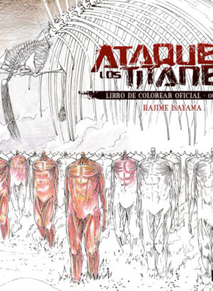 ATAQUE A LOS TITANES - LIBRO DE COLOREAR OFICIAL