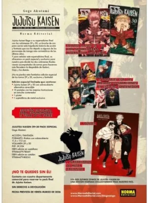 Jujutsu Kaisen 29 y 30: Edicion Especial Limitada