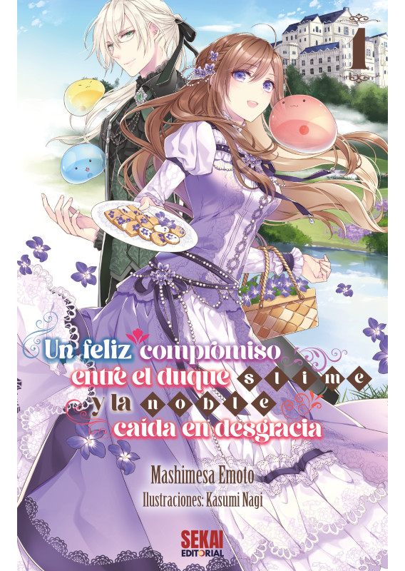 Un feliz compromiso entre el duque slime y la noble caída en desgracia 01 (Novela Ligera)